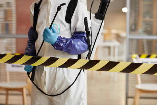 Professional Sewage Cleanup technician working in Mount Freedom, NJ